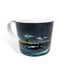 Gannets in Flight bone china mug