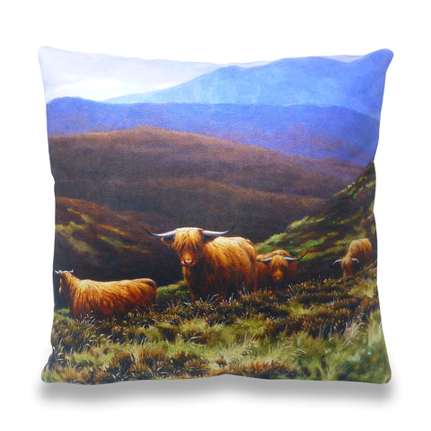 Highland Cattle Scatter Cushion