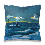 Gannets in Flight Scatter Cushion