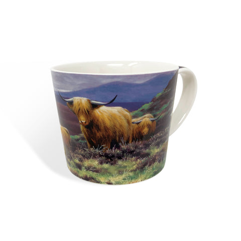 Highland Cattle Art Mug