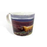 Highland Cattle bone china mug