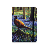 Pheasant in Bluebells Flexible Notebook
