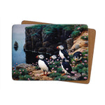 High-Quality Puffins Cliff Edge Placemat