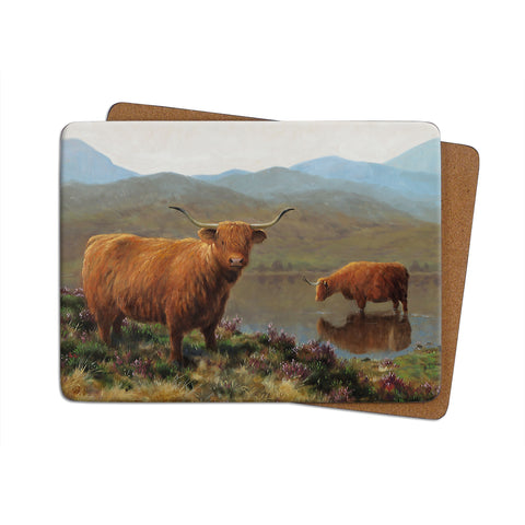 High-Quality Highland Cow Placemat